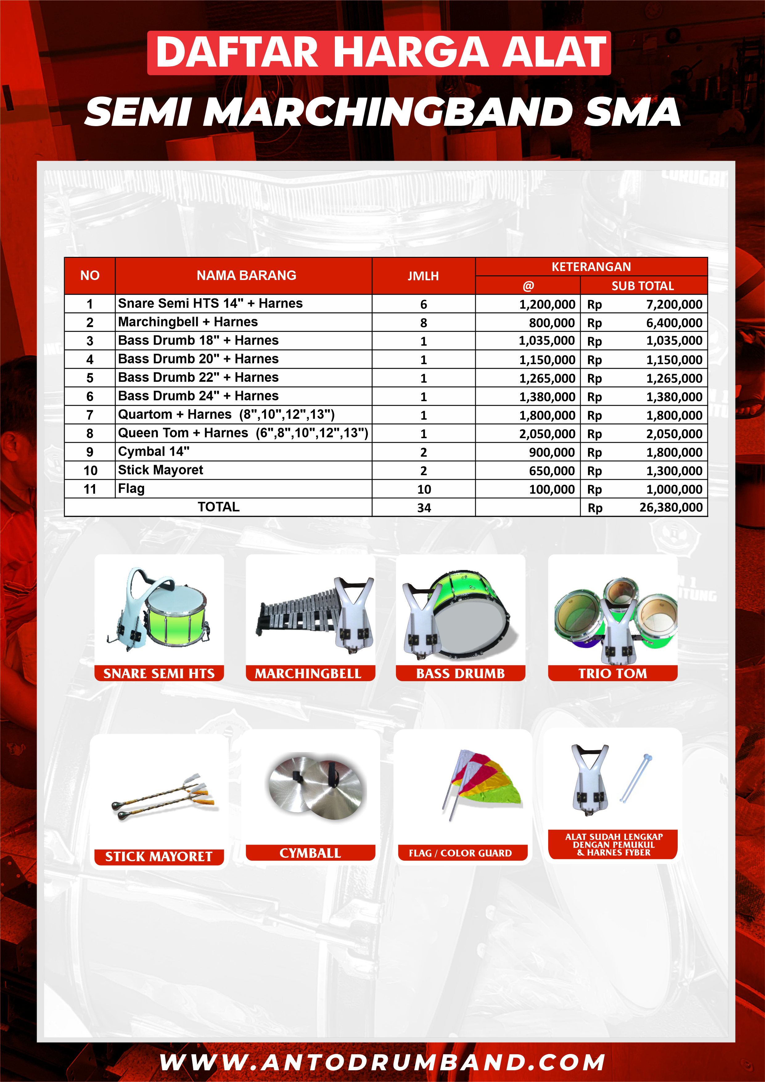 jualdrumbandjogjasemsma