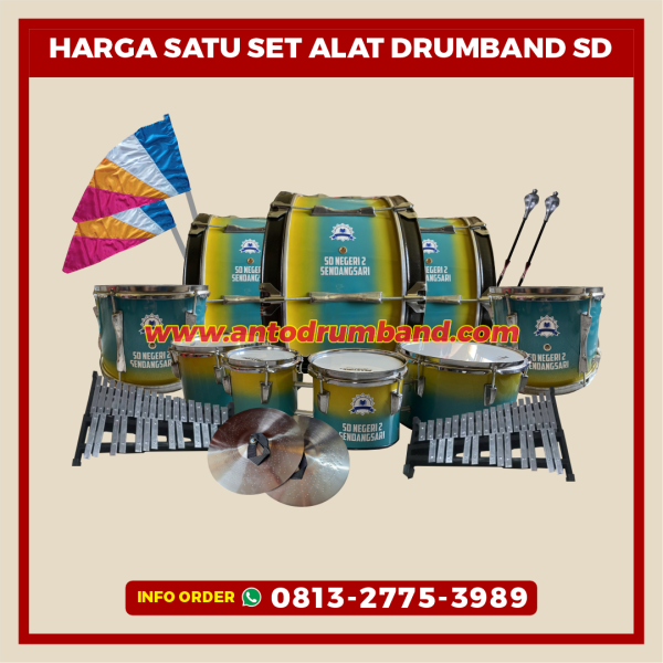 Harga 1 Set Alat Drumband SD